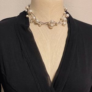 Banana Republic faux pearl necklace